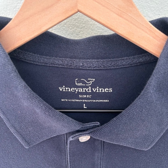 Mens vineyard vines blue polo - Picture 4 of 4